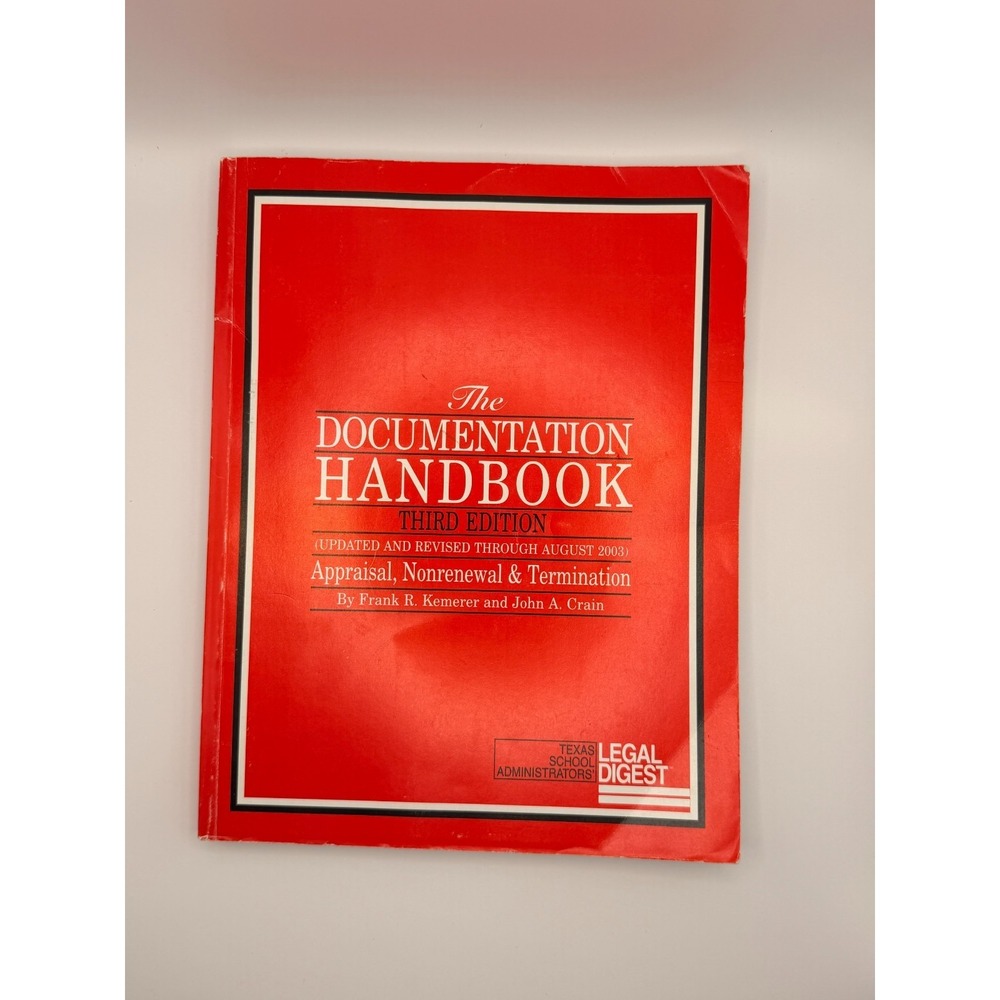 The Documentation Handbook 3rd Edition Kemmerer Crain Appraisal Nonrenewal